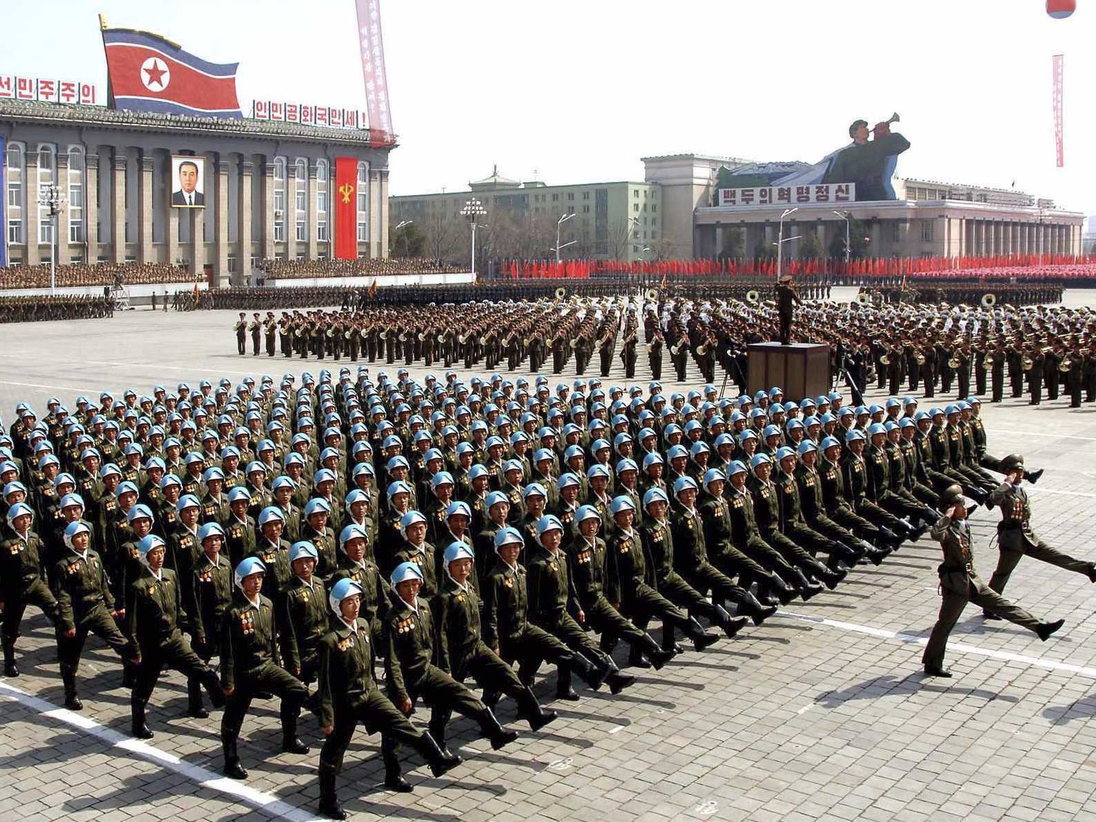 Corea del Norte prepara un gran desfile militar para los Juegos Olímpicos de invierno